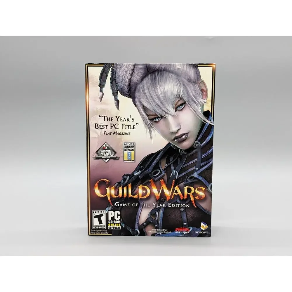 Guild Wars PC CD ROM Big Box Game & Installation Discs - No Manuals